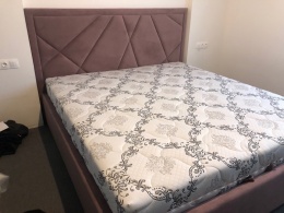 Мягкая двуспальная кровать Merlen