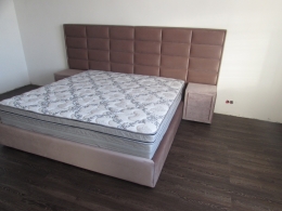 Мягкая двуспальная кровать Verda купить  в Новосибирске